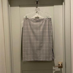 Banana Republic plaid pencil skirt